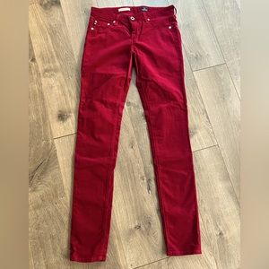 AG Jeans the Legging Super Skinny Chord Jeans
